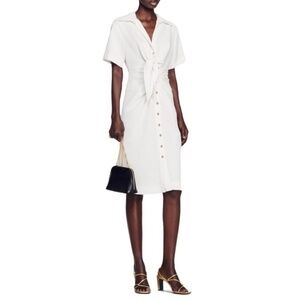Nacre Tie Shirt Dress